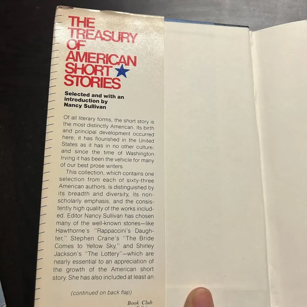 Treasury of American Short Stories by Nancy Sullivan (1981, Hardcover)